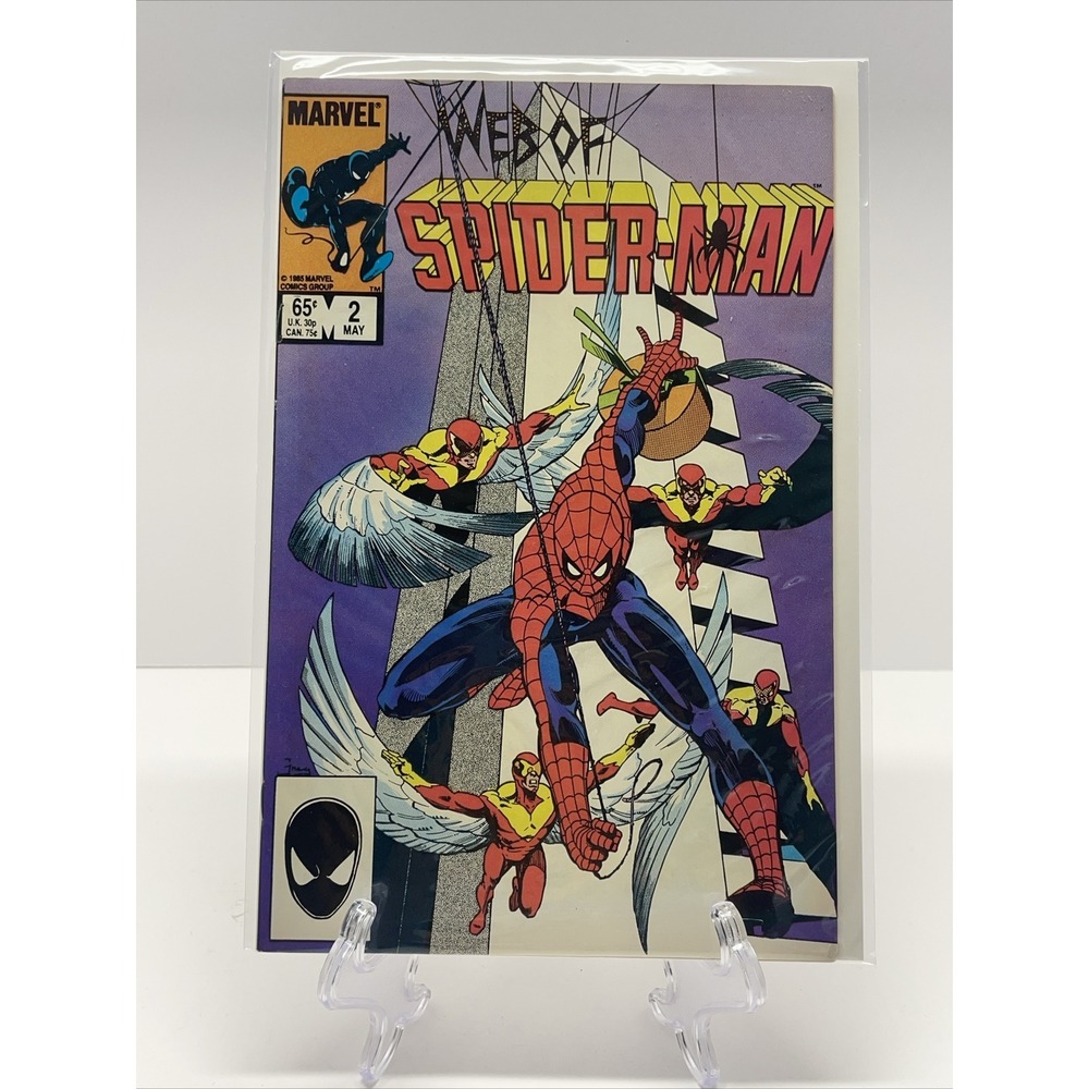WEB OF SPIDER-MAN #2 - Vulturions - Louise Simonson, Greg LaRocque - Marvel 1985